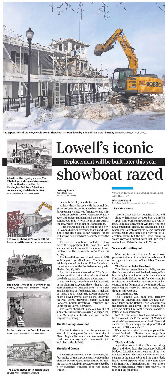Chesaning Showboat - MARCH 2019 ARTICLE MENTIONING CHESANING